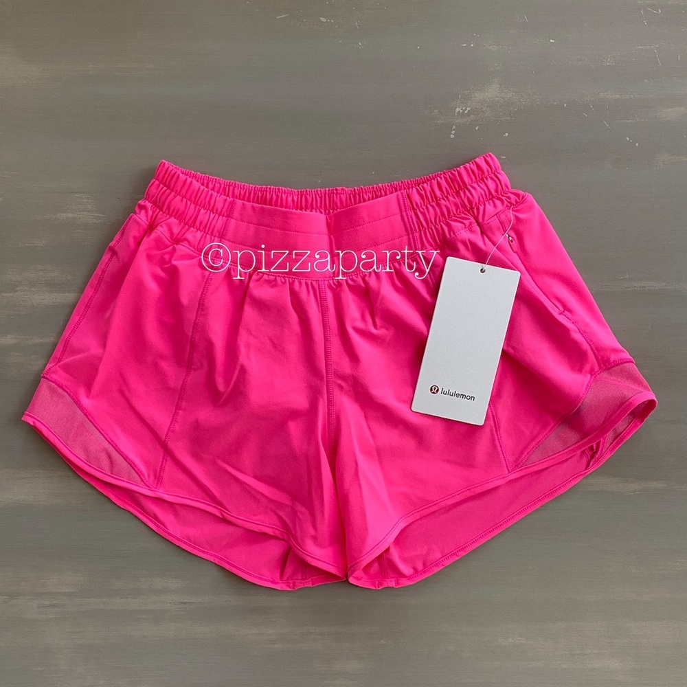 Lululemon Hotty Hot Shorts 4” Pink Highlight 4